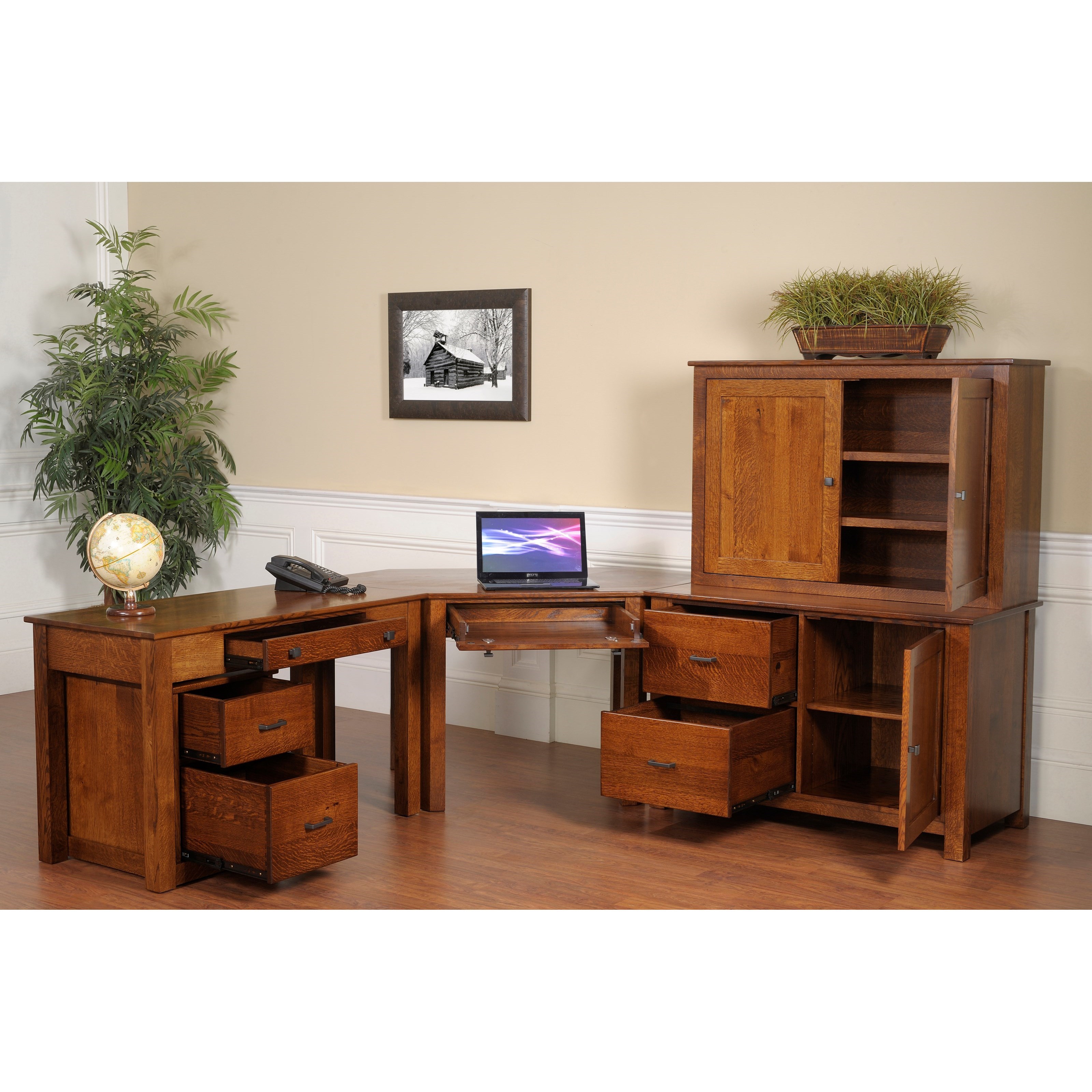 Mission corner deals desk